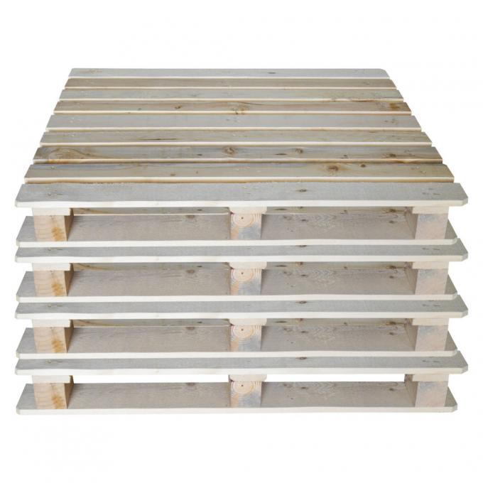 4 Way Entry Wood Reinforced Durable Wood Pallet for Warehouse Storage