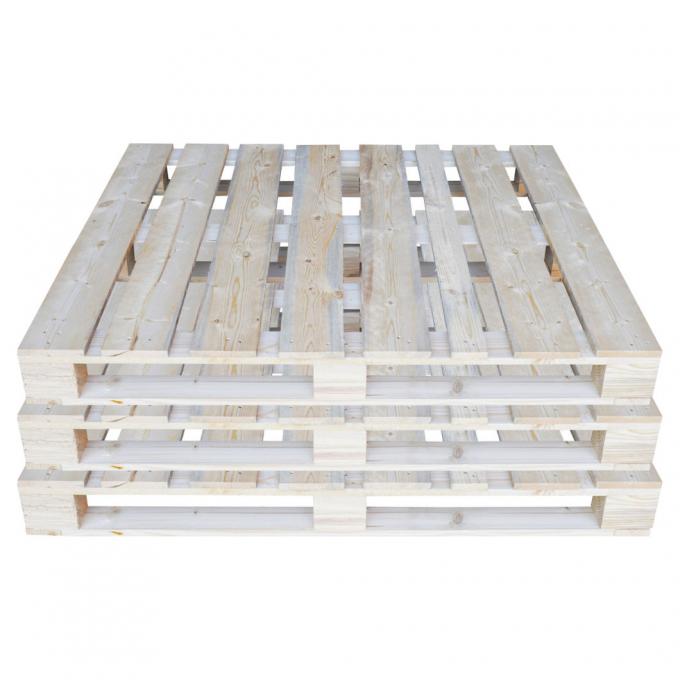 4 Way Entry Wood Reinforced Durable Wood Pallet for Warehouse Storage