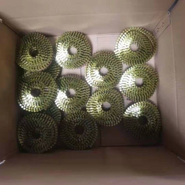 ANSI Standart Ahşap Palet Çivileri Ring Shank Coil Palet Çivileri Epal Paletleri İçin