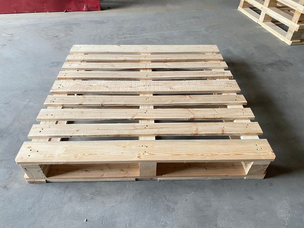 1200 X 1000 X 130mm 4 Yönlü Ahşap Palet Güçlü Yapı Euro Epal Katı Ahşap Paletler