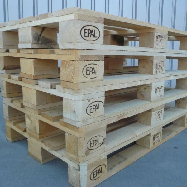 Avrupa Epal Dekoratif Ahşap Paletler 1200X1000 Çam Epal Ahşap Palet Kargo