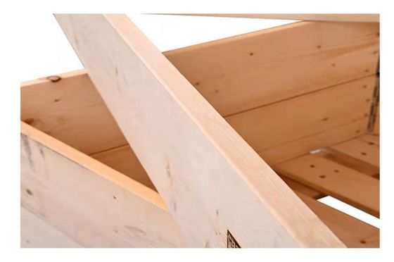 İyi fiyat Isı ile tedavi edilen ahşap sandık kutusu, yığılabilir ahşap nakliye sandıkları çevrimiçi