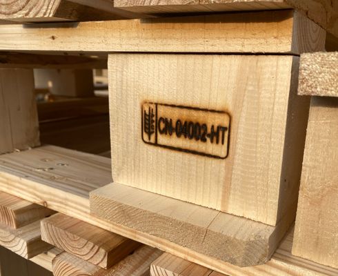 İyi fiyat Tek yüzlü Fumigasyonsuz Paletler Yeni Çam Ahşabı Avrupa Standart Paletleri çevrimiçi